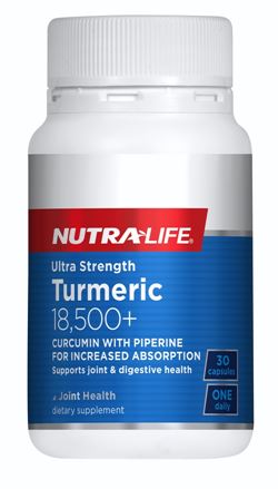 NutraLife Turmeric 18500mg + Ultra Strength 30cap
